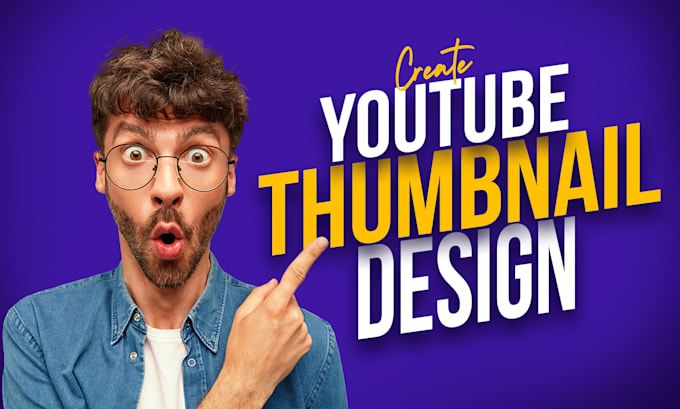 Design creative hd quality youtube thumbnails for you by Graphicsdezin ...