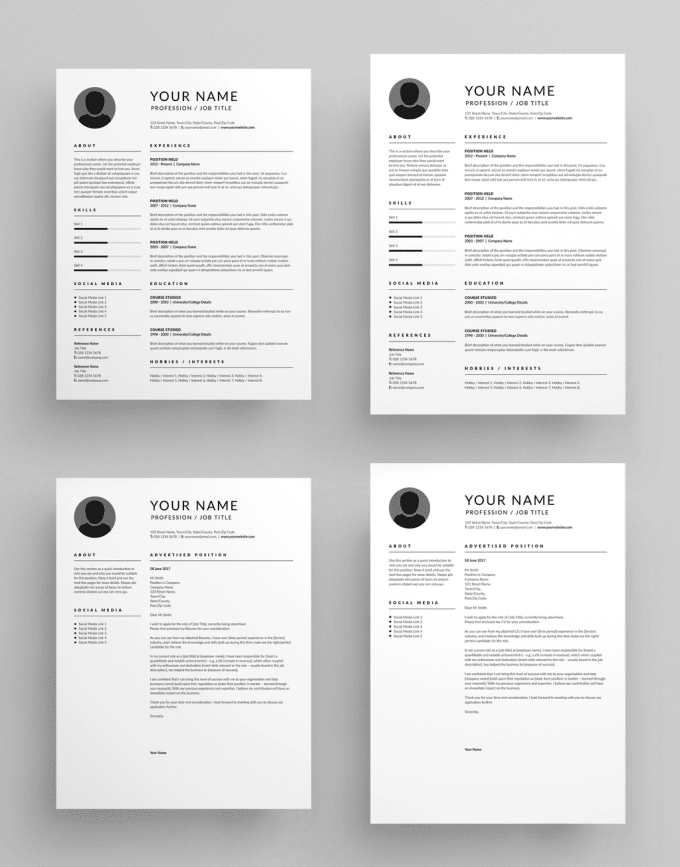 Create a specialized template for your resume by Mylekagantt Fiverr