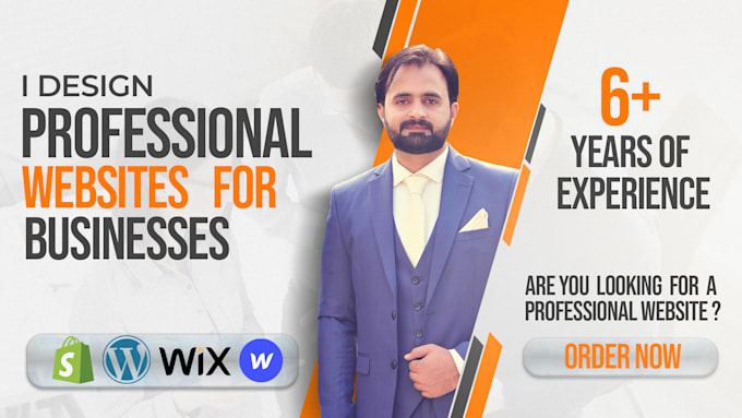 design and redesign your wordpress, wix and shopify website