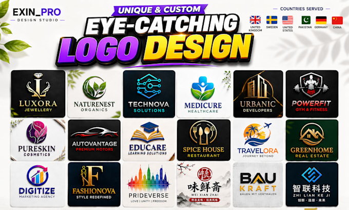 design unique, professional, minimalist logo design