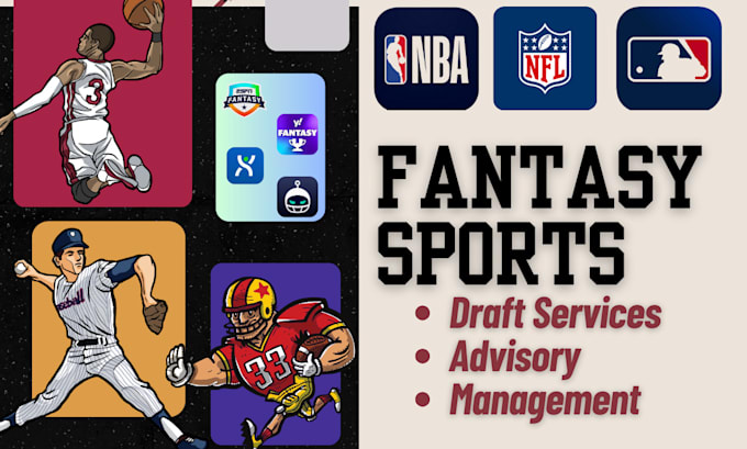 draft or manage a great fantasy football or basketball team for you