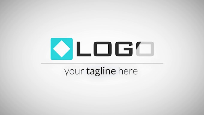 create a 3d logo animation