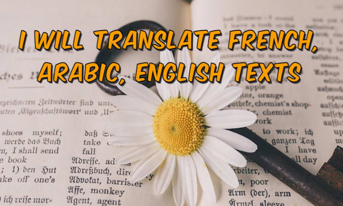 translate french, arabic, english texts