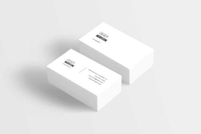 Design a simple minimalist business card by Drich504 | Fiverr