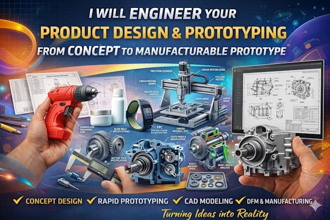 engineer your mechanical product from concept to manufacturable prototype