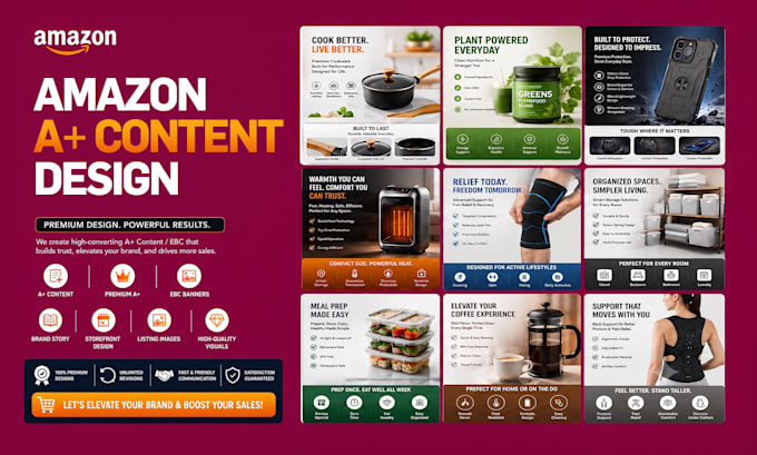 do amazon a plus content, ebc, listing images, lifestyle visuals and brand story