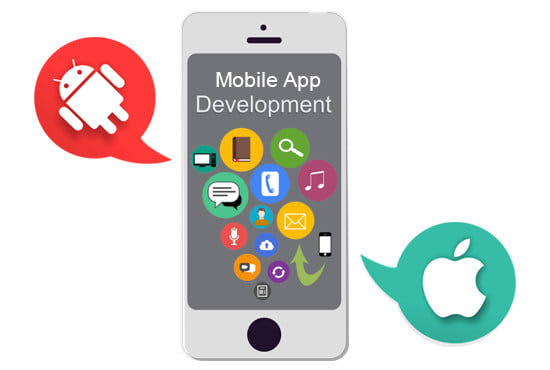 develop, design and bug fix in mobile applications