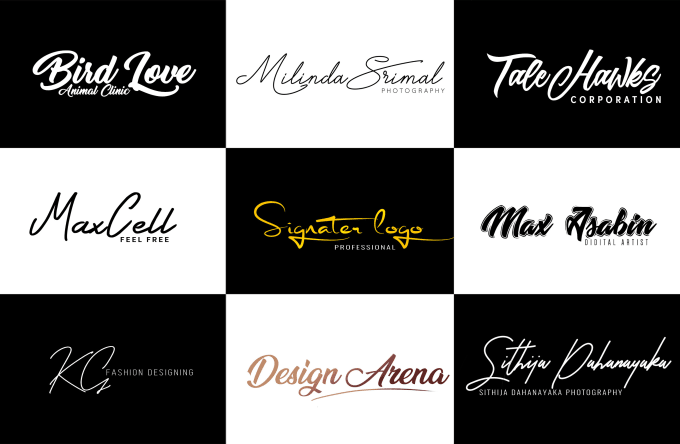 Create elegant professional signature logo in 15 hours by Nickiperera ...
