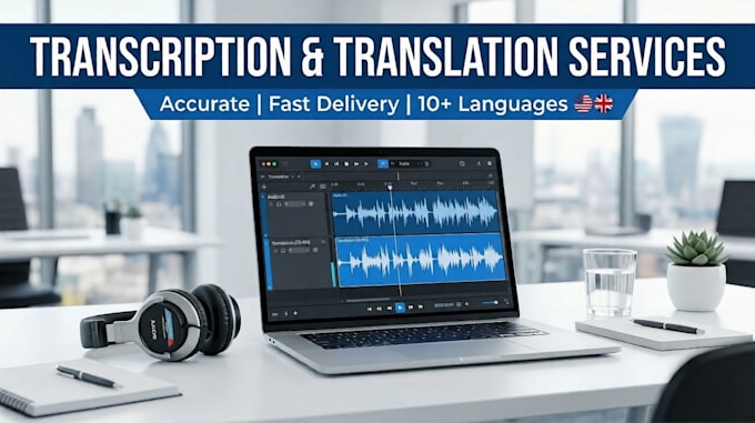 transcribe audio video and translate languages