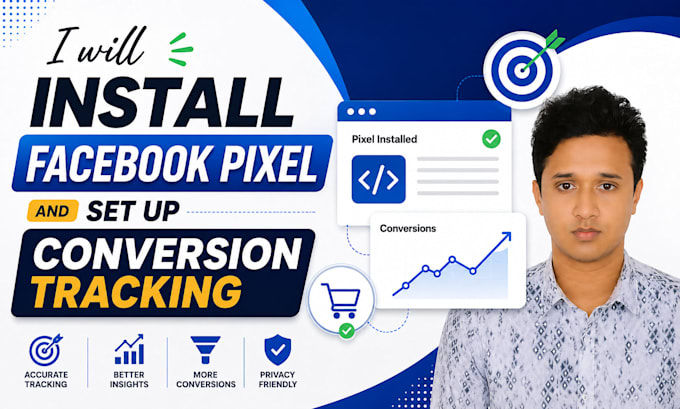install facebook pixel and set up conversion tracking
