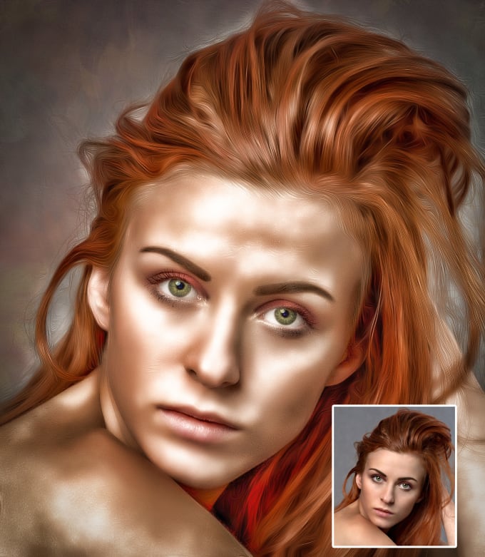 Create Awesome Oil Painting From Your Photo By Love Arts