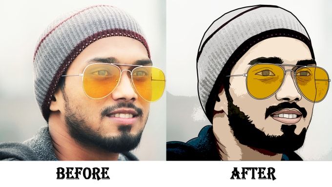 Convert your photo into cartoon effect by Irine_parvin