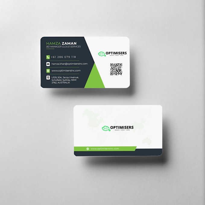 create a business card and redesign it