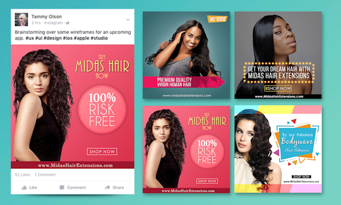 create custom social media post designs for your business