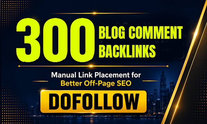 do high quality dofollow blog comment backlinks off page SEO
