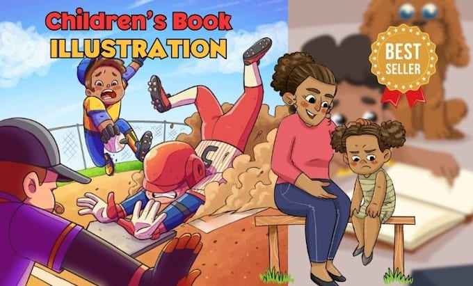 create illustration for childrens book