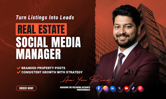 be social media marketing manager and content creator for your real estate