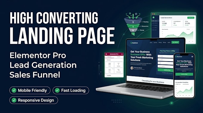 design a high converting wordpress landing page