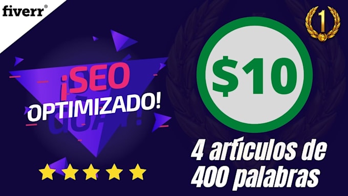 write 4 spanish articles seo, 400 words each