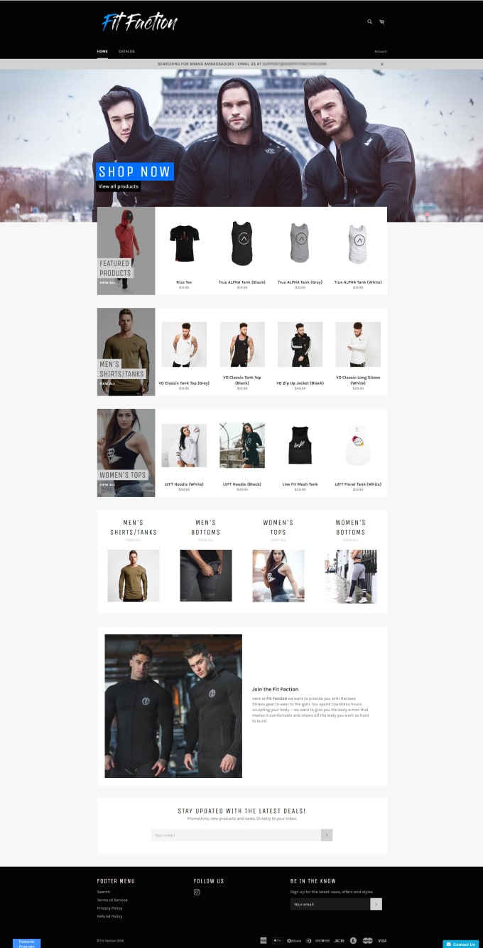 Design and upgrade your shopify store design by Designmyshopify | Fiverr