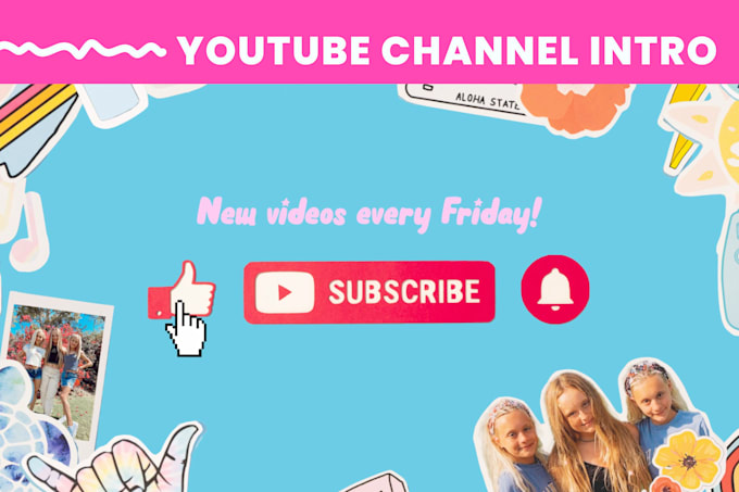 make your youtube channel intro or outro