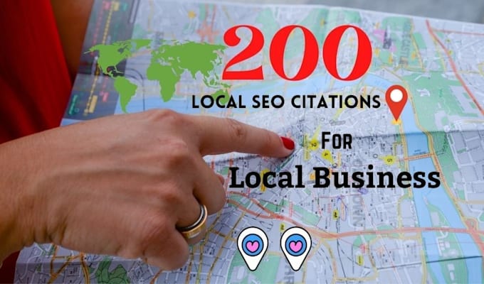 do 200 live local citations for your local business listing