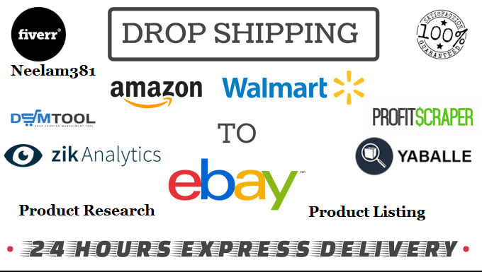 Hire a freelancer to do ebay dropshipping product research and product listings