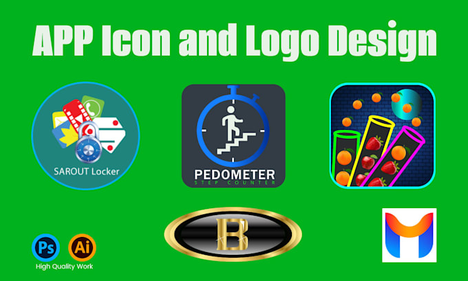 Create attractive mobile app icon and logo design by Naveed_art | Fiverr