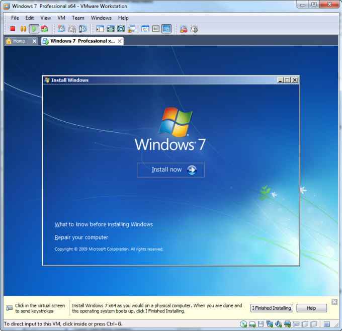 windows 7 virtual machine mac