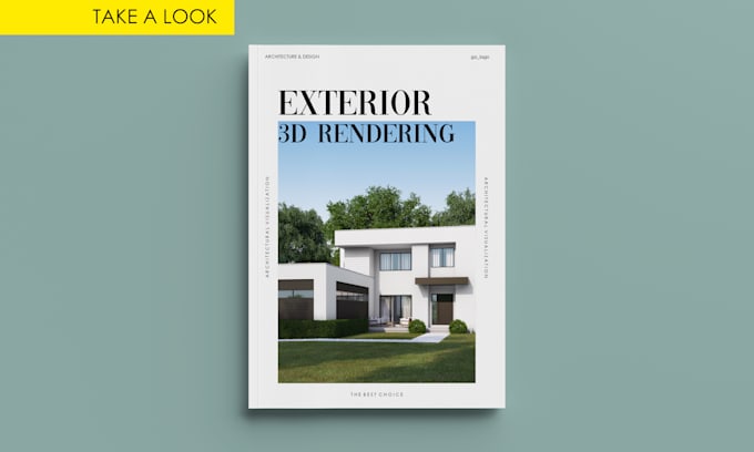 do high quality exterior 3d rendering