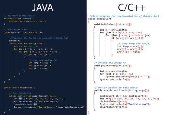 Write codes in c, cpp and java by Owaisibrahim99 | Fiverr