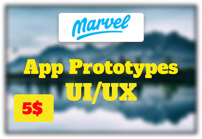 prototypes in marvelapp for mobile and web