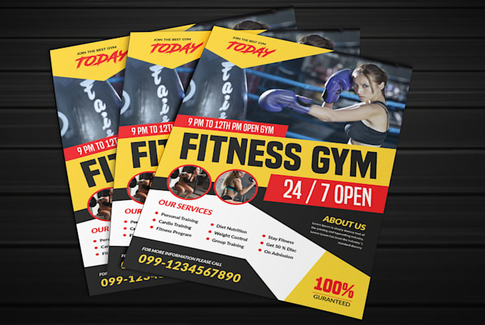 design creative flyer and posters for you