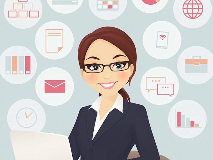 be your professional virtual assistant in german and english