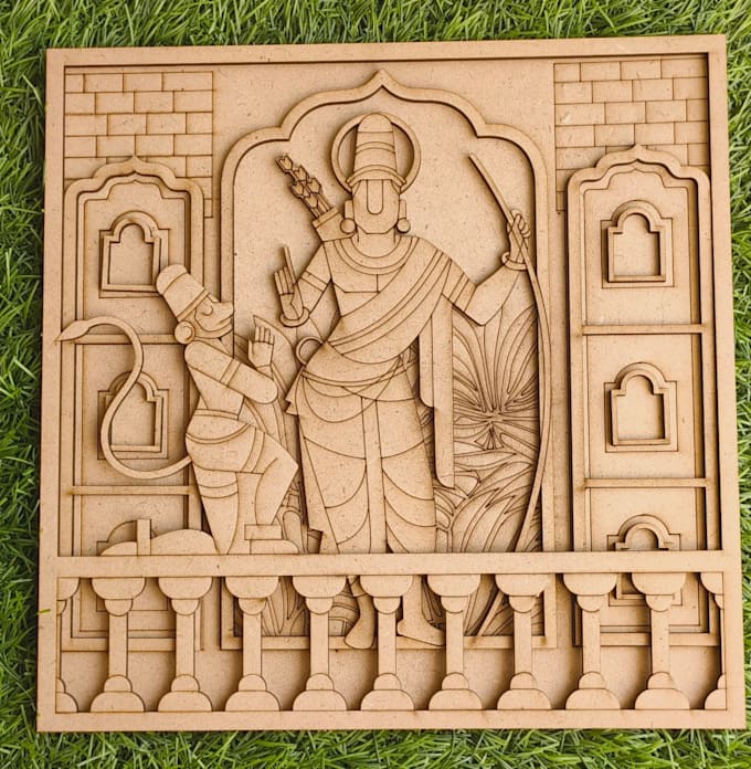 create laser cutting and engraving ready design