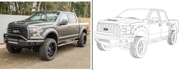do detail line art from a jpg or custom image editing format