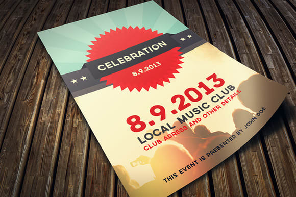 Design an eye catching and unique poster for you with editable file by ...