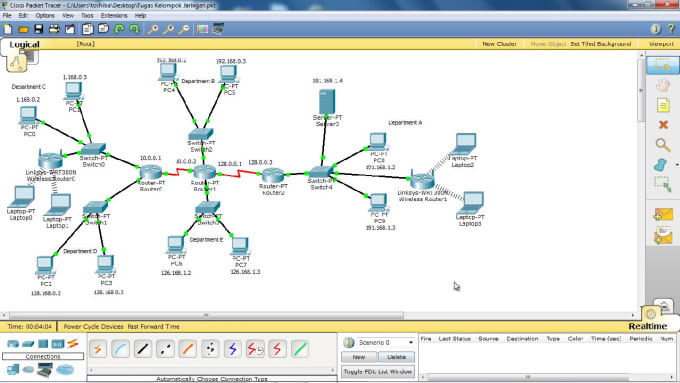 cisco packet tracer activity