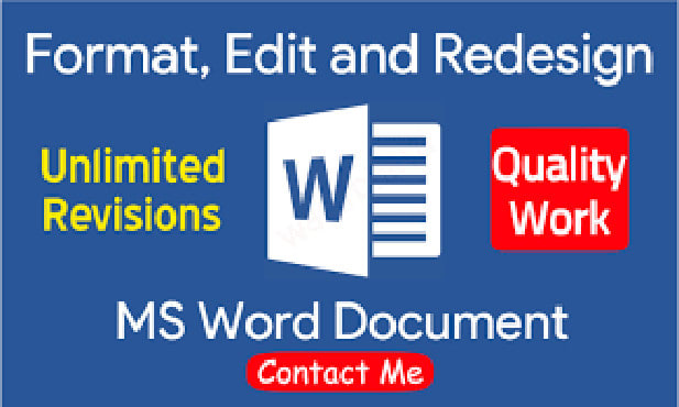 Make Professional And Awsome Microsoft Word Document And Page Layout Design By Sumayyeijaz