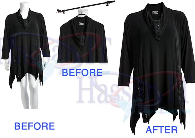 ghost mannequin images editing