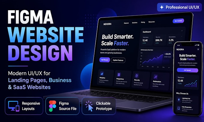 do figma website design website UI UX design