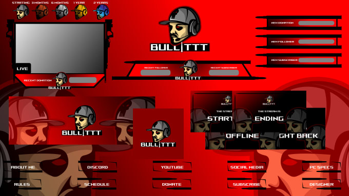 Design Unique Twitch Overlay And Esports Logo By Maverikworks Fiverr Track all imaginable twitch statistics with twitchtracker. fiverr