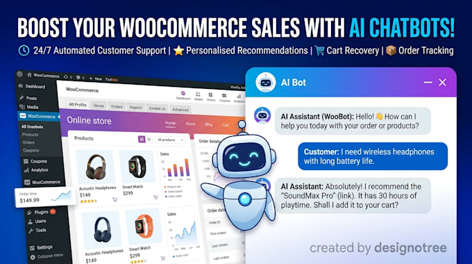 develop ai chatbot for your wordpress