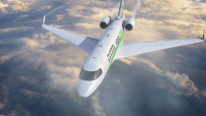 create this luxury business jet for your brand