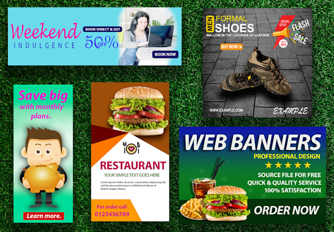 design professional web banner, header, banner ad or a flyer