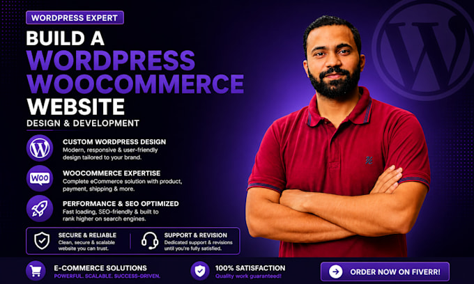 do a wordpress woocommerce website design and development