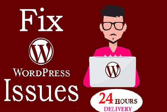 fix wordpress issues, develop website