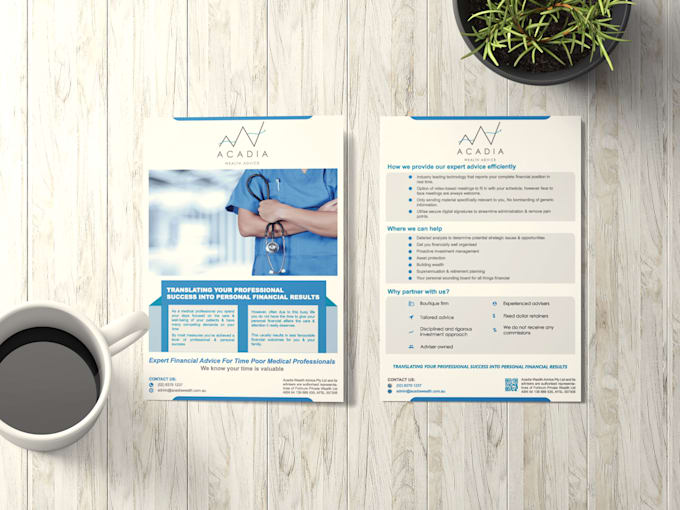 do top quality business flyer and brochure within 24 hours