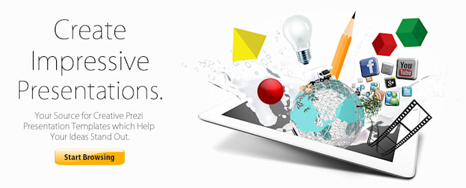 create a fantastic presentation by prezi or power point for you