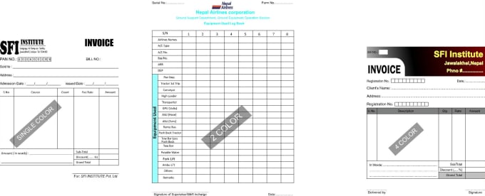 Design Invoice Book Bill Any Record Book In 24 Hours By Graphic Dinesh Fiverr Keep all text and images within the safe area. design invoice book bill any record